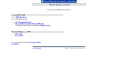 Desktop Screenshot of ppd-docdb.fnal.gov