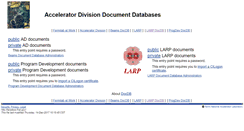 Desktop Screenshot of larpdocs.fnal.gov