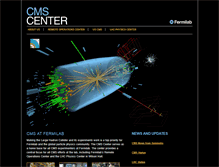 Tablet Screenshot of cms.fnal.gov