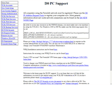 Tablet Screenshot of d0server1.fnal.gov