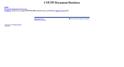 Desktop Screenshot of coupp-docdb.fnal.gov