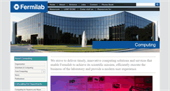 Desktop Screenshot of computing.fnal.gov