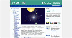 Desktop Screenshot of ilc.fnal.gov