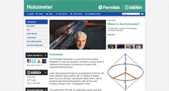 Desktop Screenshot of holometer.fnal.gov
